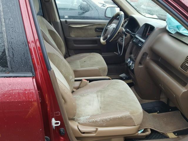 JHLRD78813C014817 - 2003 HONDA CR-V EX RED photo 5