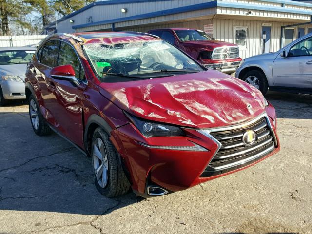 JTJYARBZ5H2057100 - 2017 LEXUS NX 200T RED photo 1