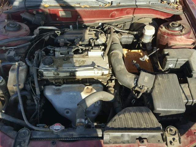 4A3AA46G11E080116 - 2001 MITSUBISHI GALANT ES BURGUNDY photo 7