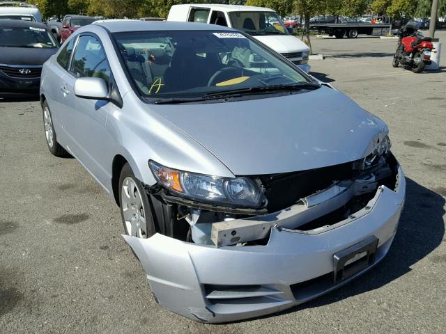 2HGFG1B60AH535972 - 2010 HONDA CIVIC LX SILVER photo 1