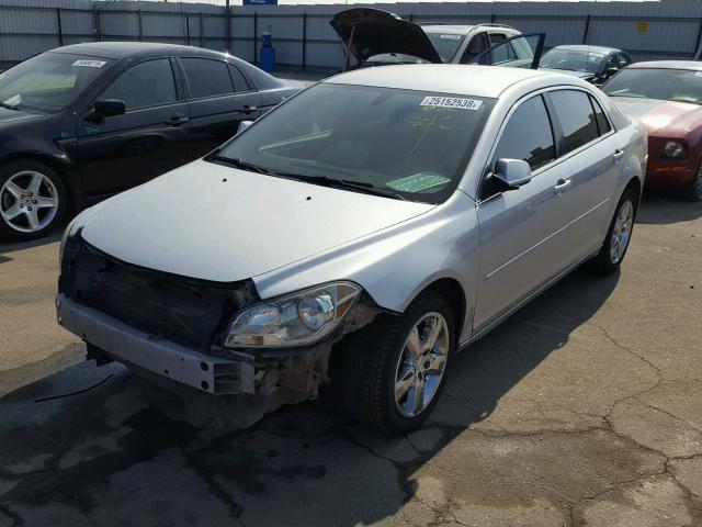 1G1ZC5EB9AF211050 - 2010 CHEVROLET MALIBU 1LT 银色 照片 2