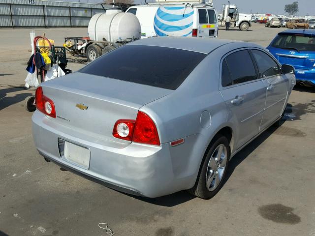 1G1ZC5EB9AF211050 - 2010 CHEVROLET MALIBU 1LT 银色 照片 4
