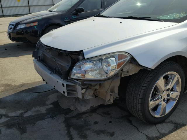 1G1ZC5EB9AF211050 - 2010 CHEVROLET MALIBU 1LT 银色 照片 9