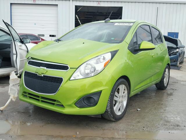 KL8CB6S93FC711729 - 2015 CHEVROLET SPARK LS GREEN photo 2