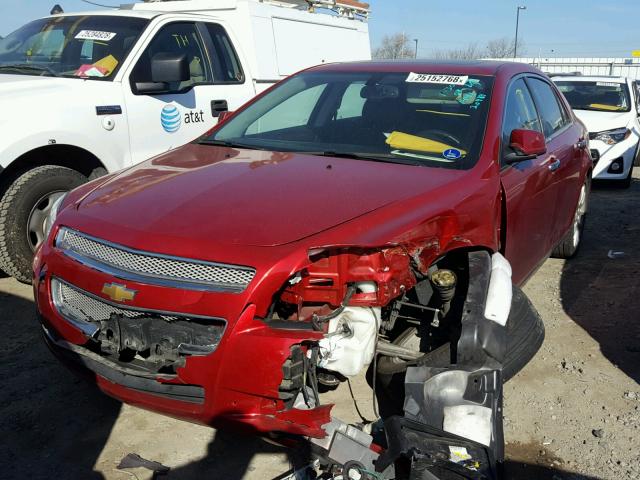 1G1ZE5E08CF241183 - 2012 CHEVROLET MALIBU LTZ 红色 照片 2