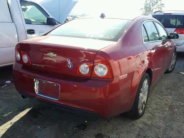 1G1ZE5E08CF241183 - 2012 CHEVROLET MALIBU LTZ 红色 照片 4