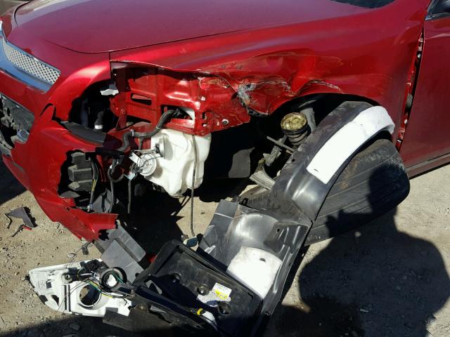 1G1ZE5E08CF241183 - 2012 CHEVROLET MALIBU LTZ 红色 照片 9