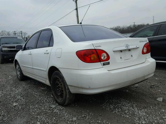 JTDBR32EX32001755 - 2003 TOYOTA COROLLA CE WHITE photo 3