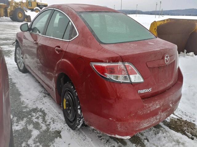 1YVHZ8CH5B5M21155 - 2011 MAZDA 6 I RED photo 3