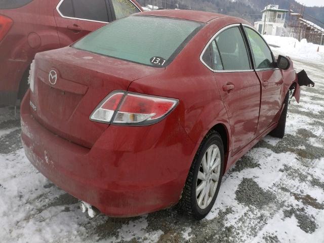 1YVHZ8CH5B5M21155 - 2011 MAZDA 6 I RED photo 4