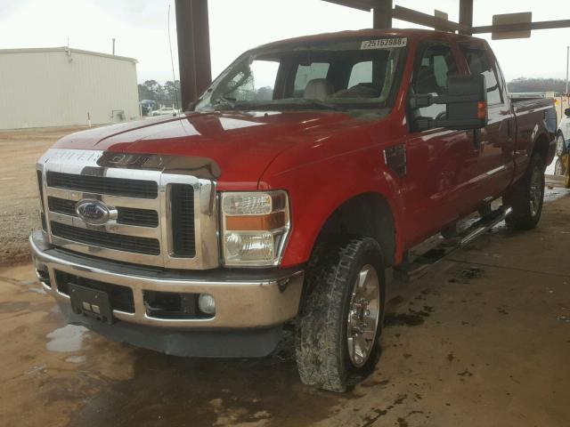 1FTSW21R38EC67700 - 2008 FORD F250 SUPER RED photo 2