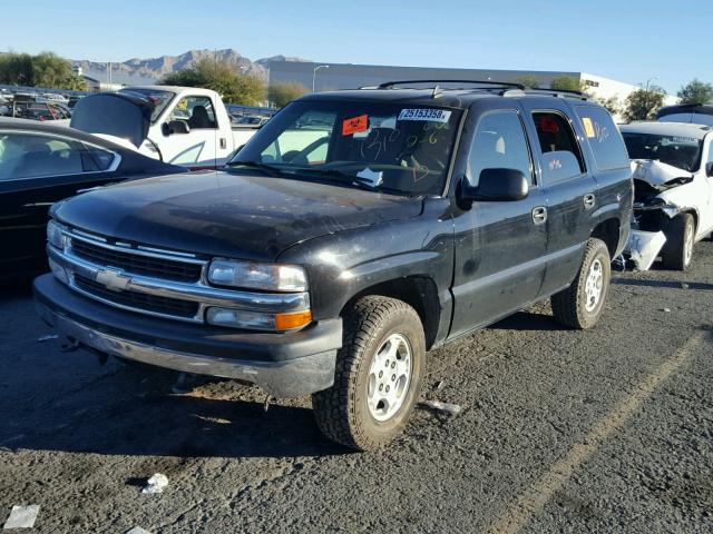 1GNEK13T26J104124 - 2006 CHEVROLET TAHOE K150 BLACK photo 2