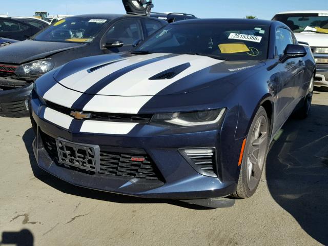 1G1FH1R73G0116403 - 2016 CHEVROLET CAMARO SS Azul foto 2