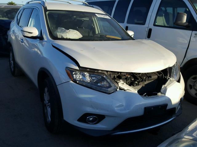 KNMAT2MT8GP620169 - 2016 NISSAN ROGUE S WHITE photo 1