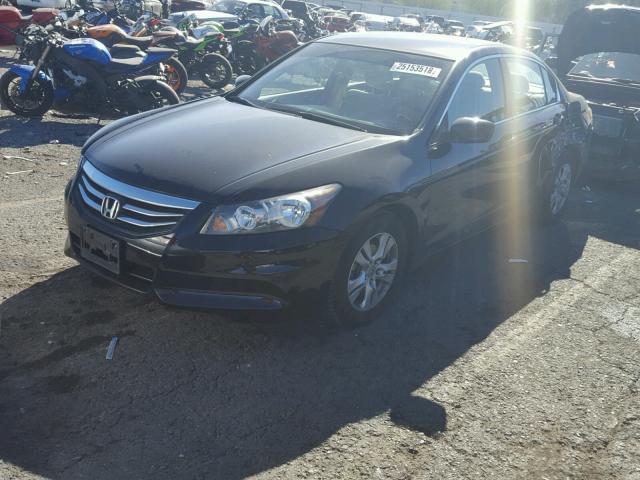 1HGCP2F48CA214670 - 2012 HONDA ACCORD LXP BLACK photo 2