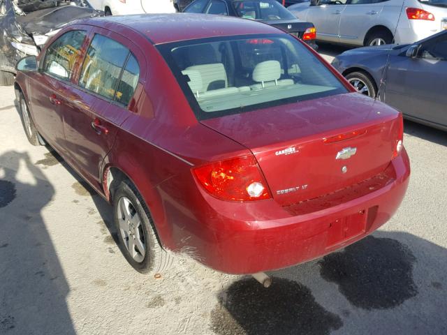 1G1AL58F287207325 - 2008 CHEVROLET COBALT LT RED photo 3