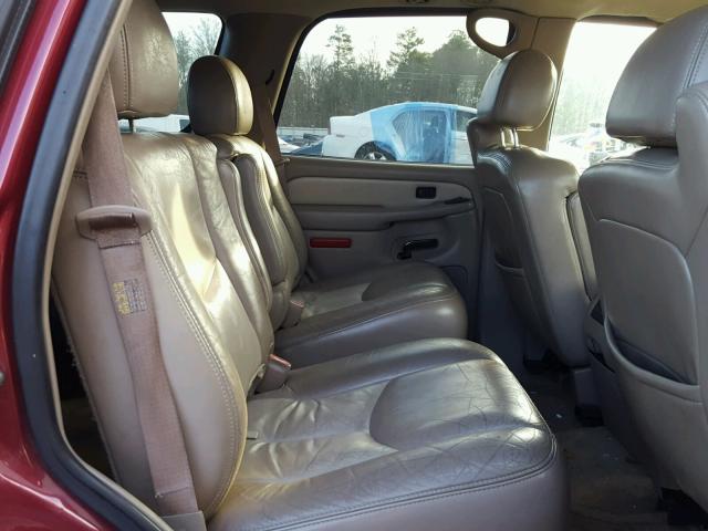 1GKEK63U24J244447 - 2004 GMC YUKON DENA MAROON photo 6