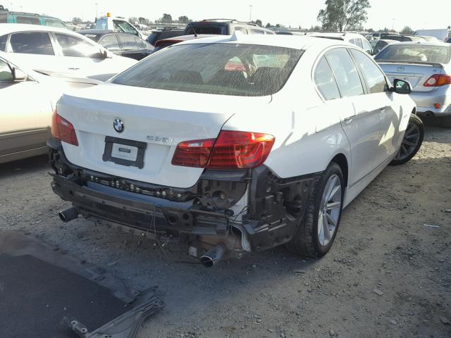 WBA5B1C51FG126944 - 2015 BMW 535 I WHITE photo 4