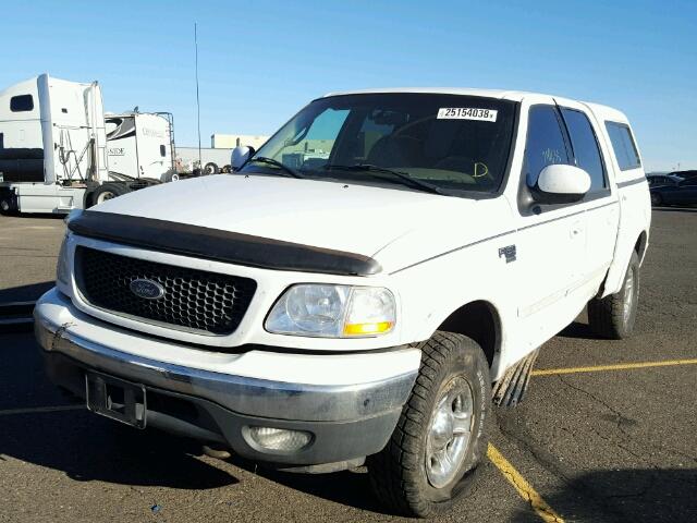 1FTRW08L11KF28365 - 2001 FORD F150 SUPER WHITE photo 2