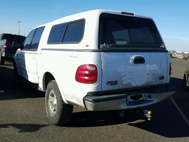 1FTRW08L11KF28365 - 2001 FORD F150 SUPER WHITE photo 3