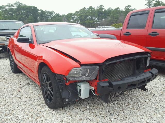 1ZVBP8AM7E5241050 - 2014 FORD MUSTANG RED photo 1