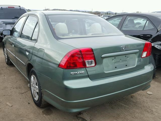 2HGES163X4H554284 - 2004 HONDA CIVIC DX V GREEN photo 3