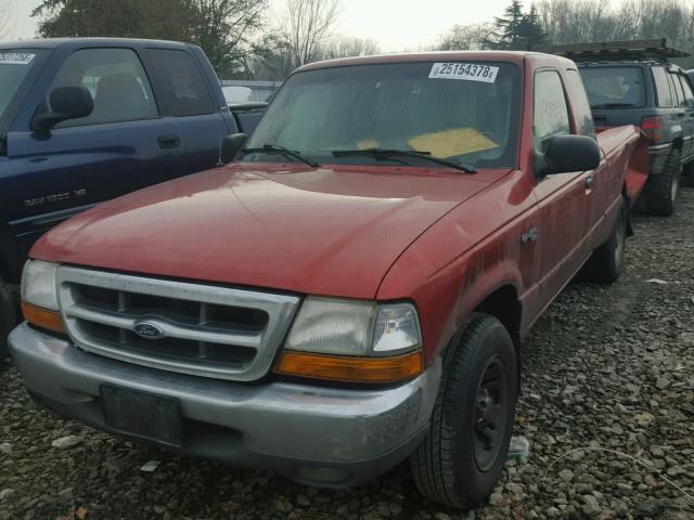 1FTYR14X5XPA88891 - 1999 FORD RANGER SUP RED photo 2