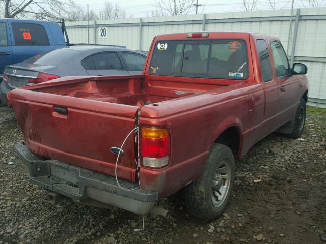 1FTYR14X5XPA88891 - 1999 FORD RANGER SUP RED photo 4