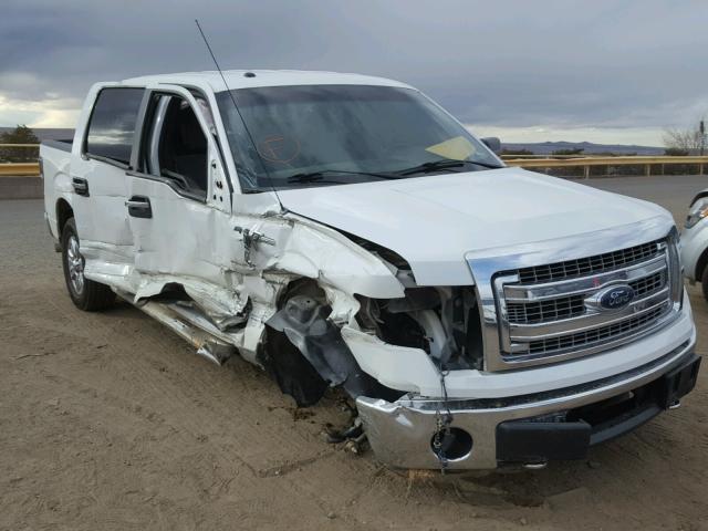 1FTFW1ETXDKF66310 - 2013 FORD F150 SUPER WHITE photo 1