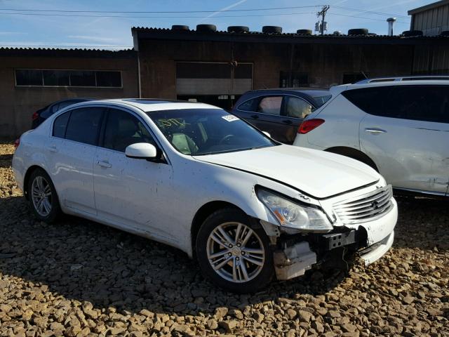 JNKBV61E27M706251 - 2007 INFINITI G35 WHITE photo 1