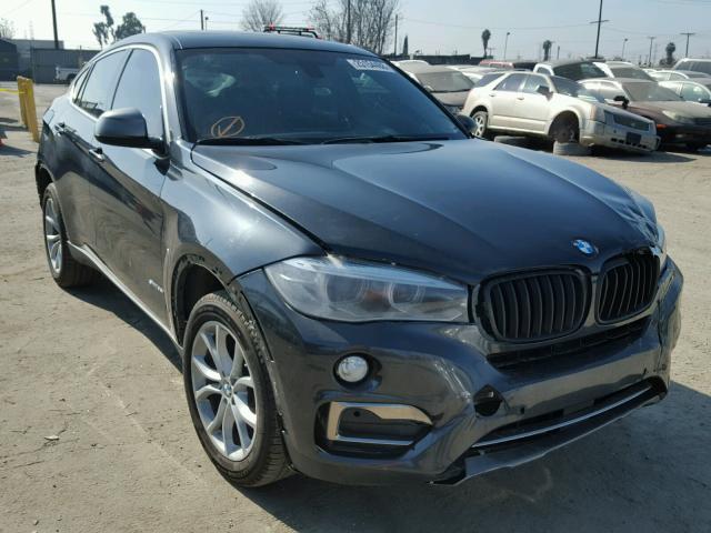 5UXKU0C55F0F91635 - 2015 BMW X6 SDRIVE3 GRAY photo 1