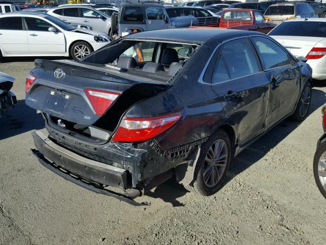 4T1BF1FKXFU035857 - 2015 TOYOTA CAMRY LE CHARCOAL photo 4