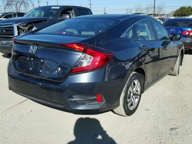 2HGFC2F50JH515661 - 2018 HONDA CIVIC LX BLUE photo 4