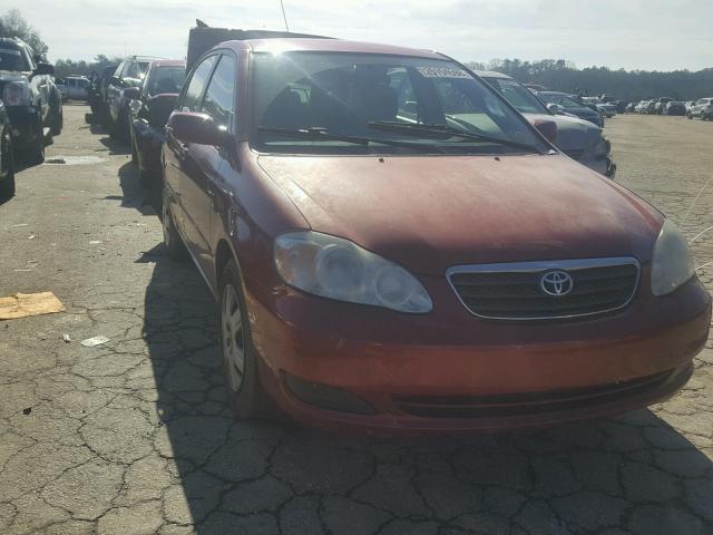 JTDBR32E260083092 - 2006 TOYOTA COROLLA CE MAROON photo 1