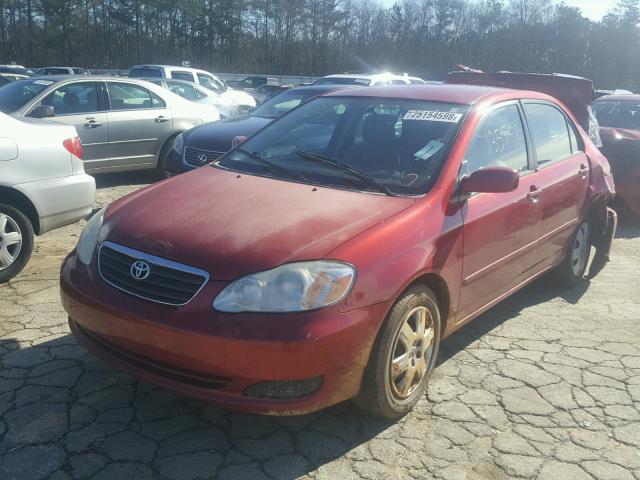 JTDBR32E260083092 - 2006 TOYOTA COROLLA CE MAROON photo 2