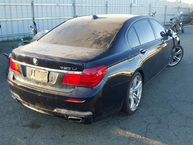 WBAKB8C54ACY62899 - 2010 BMW 750 LI BLUE photo 4