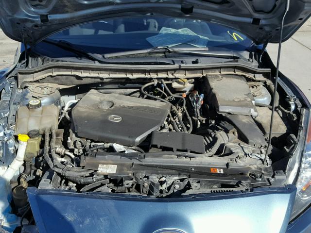 JM1BL1UF3B1393977 - 2011 MAZDA 3 I BLUE photo 7