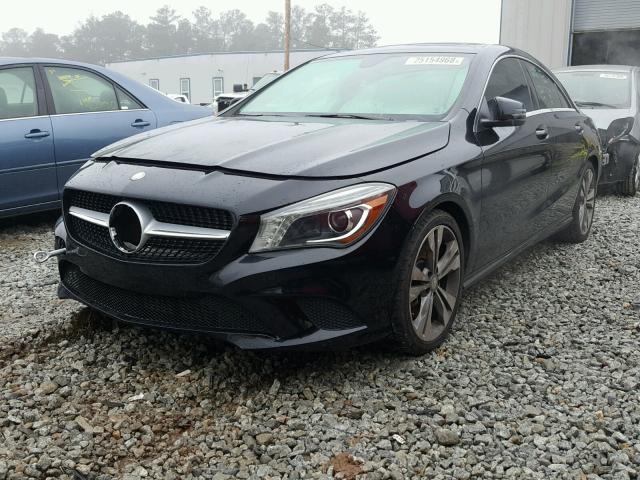 WDDSJ4EB7EN032337 - 2014 MERCEDES-BENZ CLA 250 BLACK photo 2