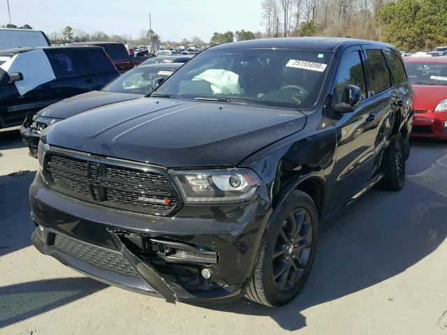 1C4SDHCT0HC752745 - 2017 DODGE DURANGO R/ BLACK photo 2