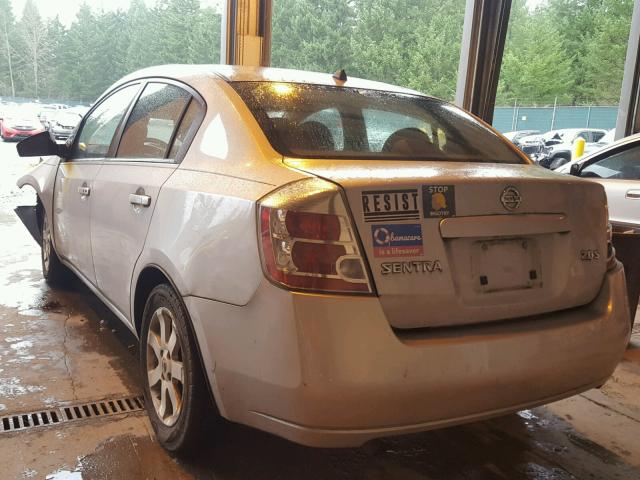 3N1AB61E57L603652 - 2007 NISSAN SENTRA 2.0 SILVER photo 3