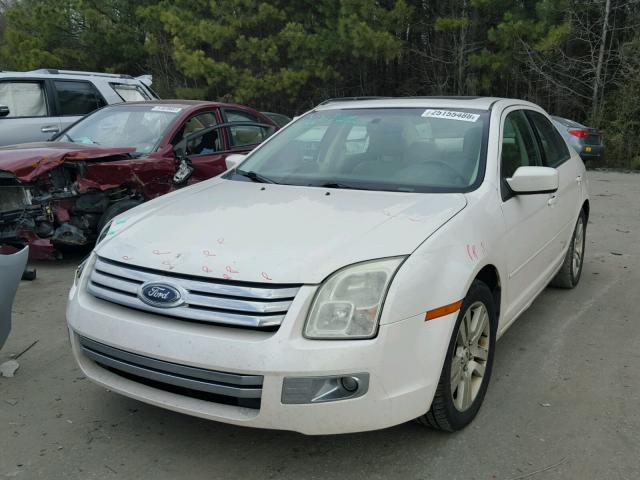 3FAHP08169R103714 - 2009 FORD FUSION SEL WHITE photo 2