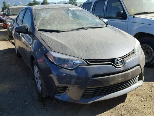 5YFBURHE0GP541678 - 2016 TOYOTA COROLLA L GRAY photo 1