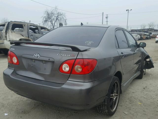 1NXBR30E96Z695331 - 2006 TOYOTA COROLLA CE CHARCOAL photo 4