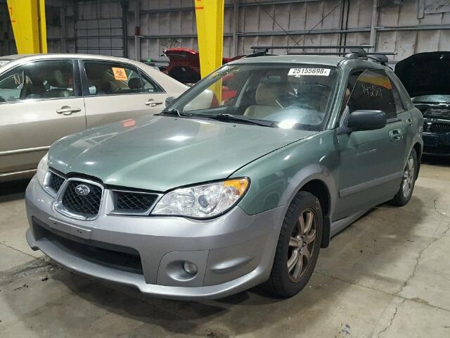 JF1GG63677G808561 - 2007 SUBARU IMPREZA OU GREEN photo 2