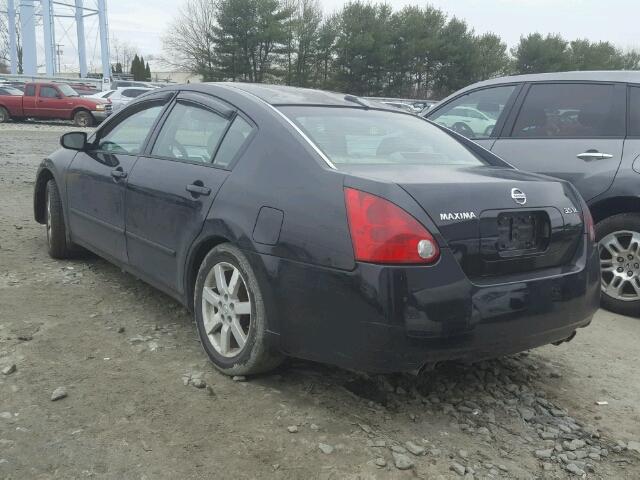 1N4BA41E15C840789 - 2005 NISSAN MAXIMA SE BLACK photo 3