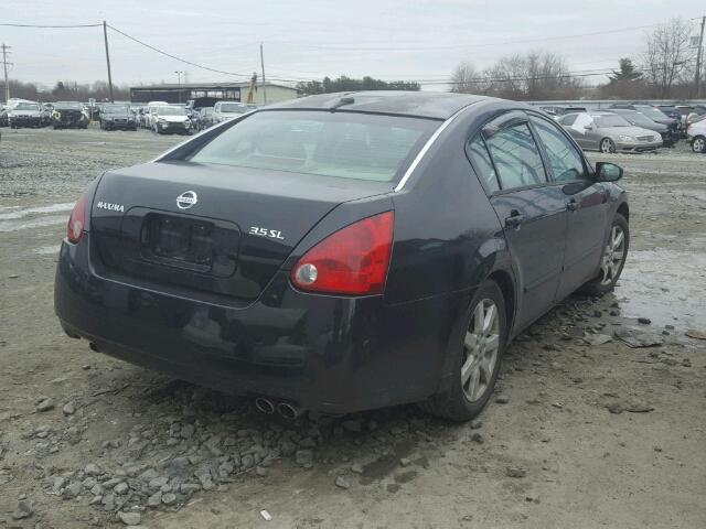 1N4BA41E15C840789 - 2005 NISSAN MAXIMA SE BLACK photo 4