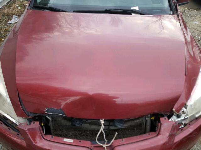 JHMCM568X4C008119 - 2004 HONDA ACCORD EX MAROON photo 7