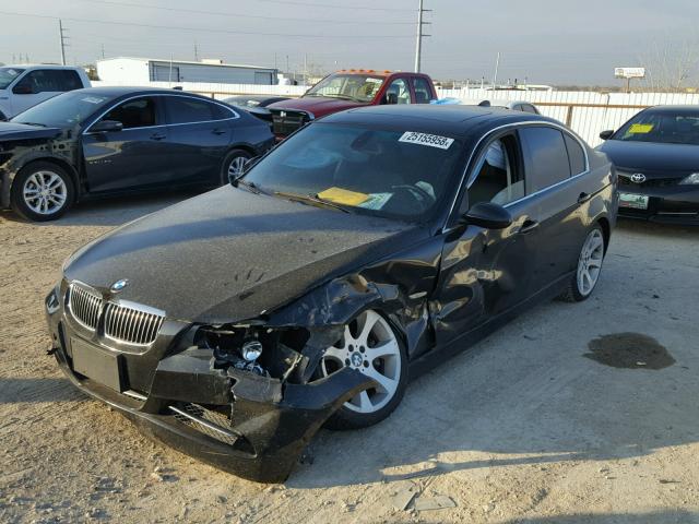 WBAVD53538A284158 - 2008 BMW 335 XI BLACK photo 2