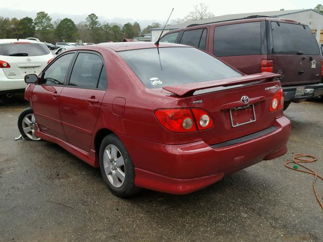 1NXBR32E76Z739078 - 2006 TOYOTA COROLLA CE RED photo 3