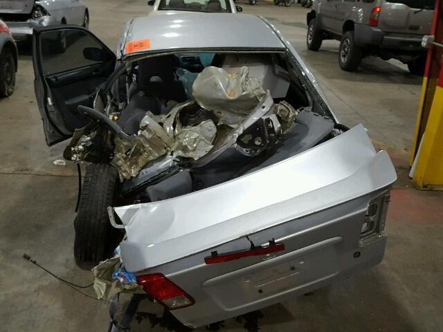 2HGES16505H516212 - 2005 HONDA CIVIC LX SILVER photo 9